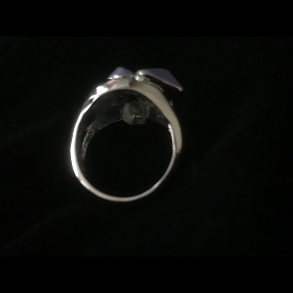 Rock lodged skull ring - Picture 6 of 6